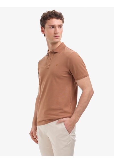 Pierre Cardin Erkek Açık Kahverengi Tişört Basic 50321128-vr002