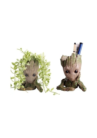 Baby Groot Saksı Düşünen Mini Saksı