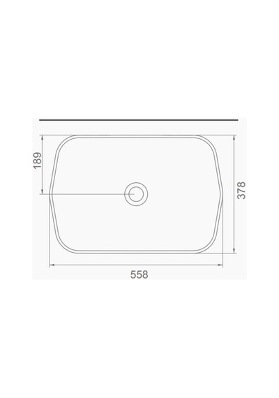 Seramiksan Tezgahüstü Lavabo Mat Antrasit 55 CM