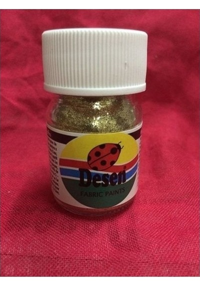 Desen Toz Sim Altın Kumaş Boyası 25 ML