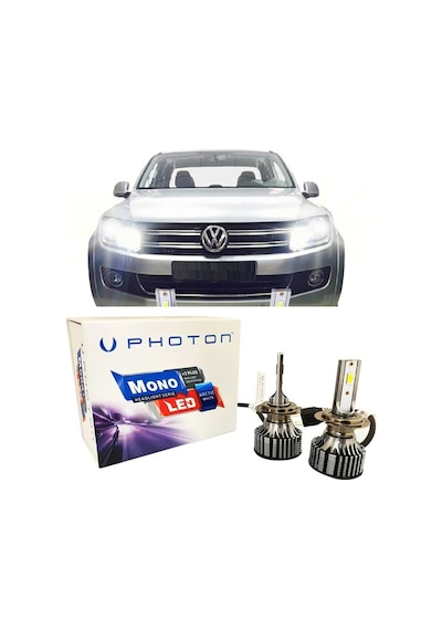 Vw Amarok Led Xenon Kısa Far Ampulü H7 Mono Yeni Seri Beyaz