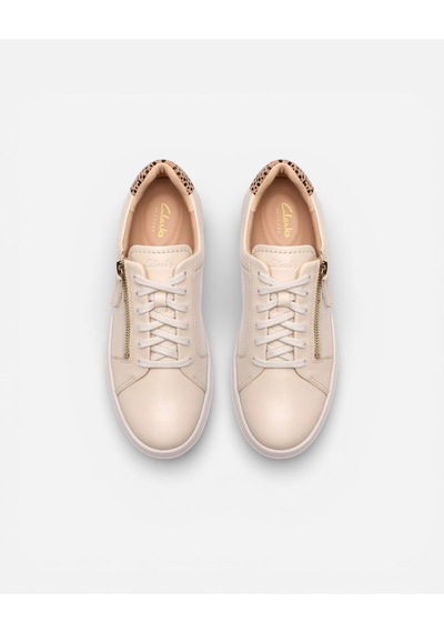 Clarks Hollyrose Zip Cream Multi Kadın Krem Günlük Ayakkabı 26185914 Krem