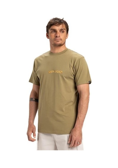 Quiksilver Eqyzt08049-26114 Ev Disconnect Effects Ss Erkek Spor Tişört Yeşil