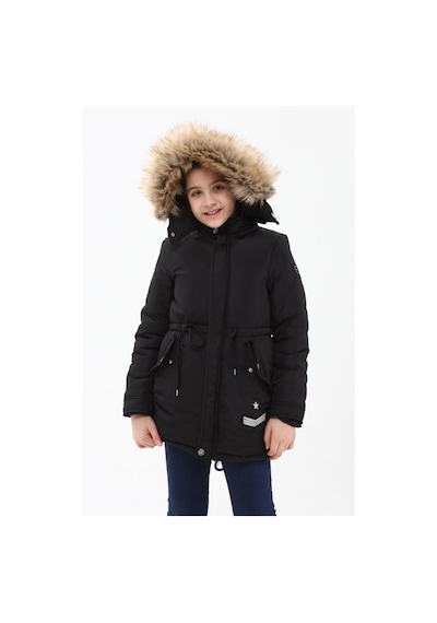 Kız Çocuk Kaban 51256 Siyah