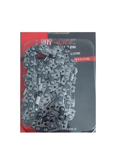 Bhd 325 X 0.50-72 Diş Profesyonel Ağaç Kesme Motor Zinciri 0.10 CM