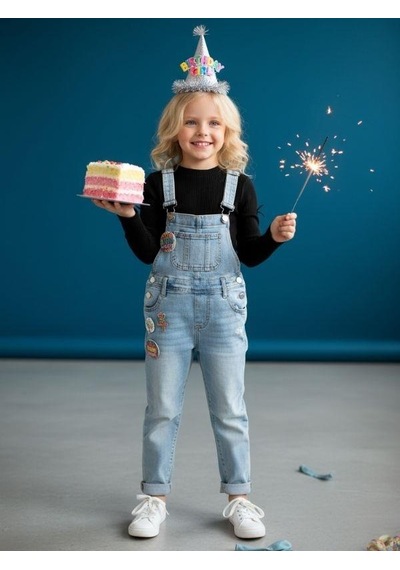 Zekids Kız Bebek Pamuklu Kolları Fiyonk Detaylı Kaşkorse Bluz-16521 Siyah