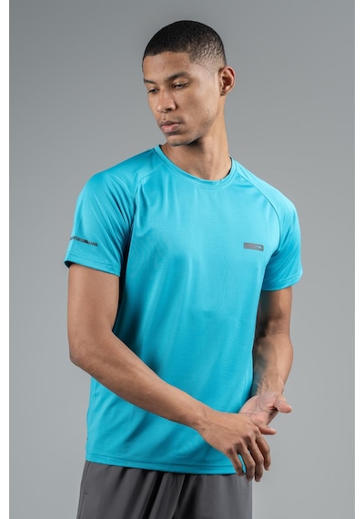 Maraton Regular Erkek Bisiklet Yaka Mavi T-shirt Mavi