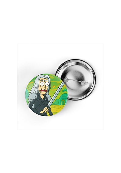Sephiroth - 44 Mm İğneli Çanta Rozeti - 5 Adet Diğer