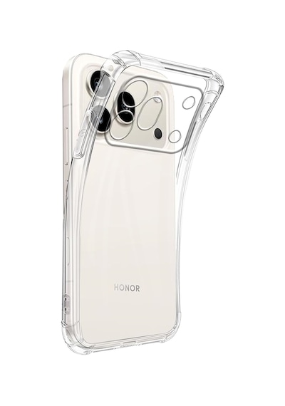 Apsuwa Honor 600 Pro Kılıf Silikon Şeffaf Siyah