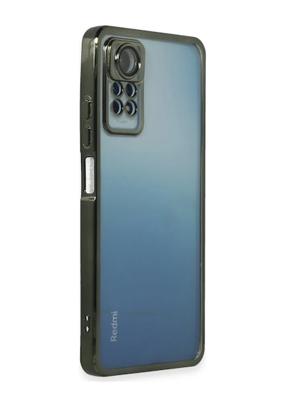 Xiaomi Redmi Note 11 Pro Uyumlu Kılıf Lensli Silikon - Yeşil