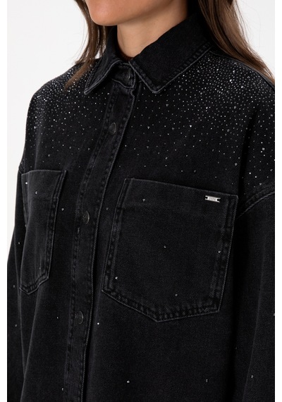 U.s. Polo Assn. Kadın Siyah Gömlek Jean 50309856-dn0027 Black