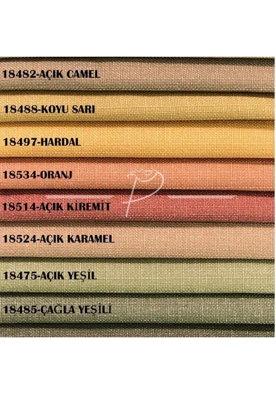 Rendecioğlutekstil Keten Fon Katlamalı Perde 1. Kalite Natural Keten/krem Renk 120 X 270 Krem Diğer