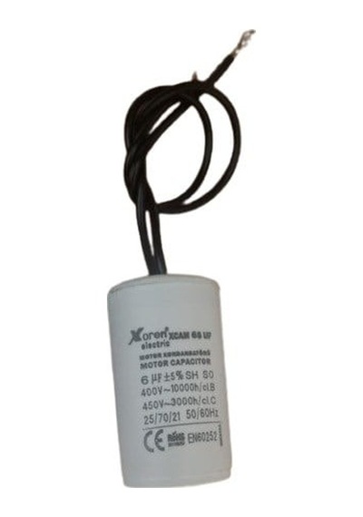 Motor Kondansatörü 12uf 70 30 400-450v Kablolu