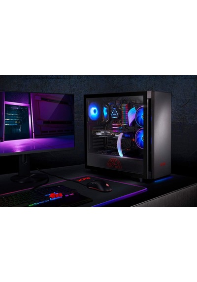 Invader-bkcww Usb 3.0 Temperli Cam Atx Mid-tower Gaming Oyuncu Kasa