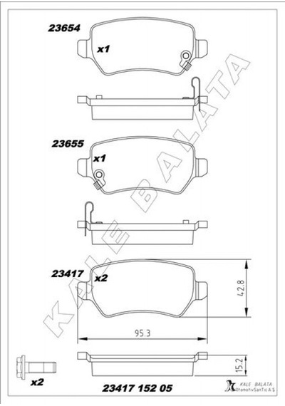 Arka - 851 - Fren Balata Kıa Ceed 1.6l G4fj T-gdı 13- / 1.6l D4fb Crdi Dizel 12- / Venga 1.4l - Mıxdepo - 1.6l 10-19 Arka - 851 - Fren Balata Kıa Ceed 1.6l G4fj T-gdı 13- / 1.6l D4fb Crdi Dizel 12- / Venga 1.4l - Mıxdepo - 1.6l 10-19
