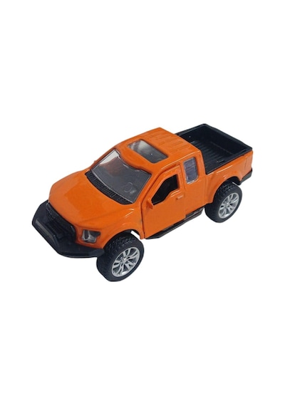 Çek Bırak Metal Arazi Aracı 13 Cm - Turuncu Lisinya