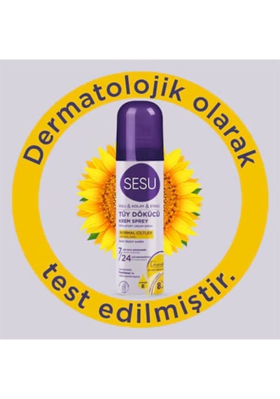 Sesu Tüy Dökücü Sprey 150ml. Normal Ciltler
