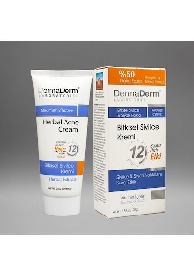 Dermaderm Sivilce ve Siyah Nokta Kremi 100 G