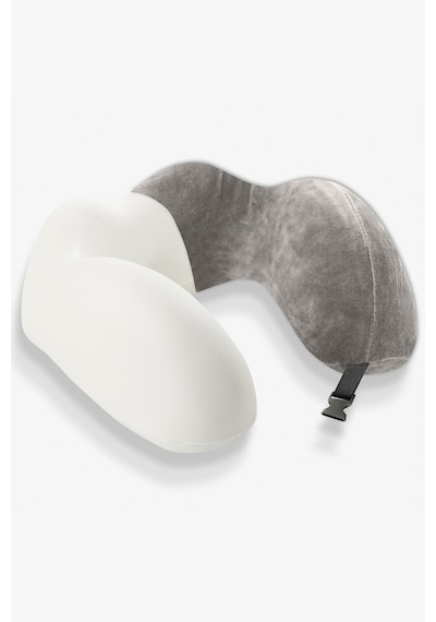 Viscofoam Comfy Ortopedik Seyahat Yastığı Visco Boyun Destekli Seyahat Yastığı - Gri | Ergo Travel