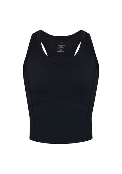 Sweaty Betty Sweaty Betty All Day Cropped Tank Kadın Siyah Tank Top Blk Siyah