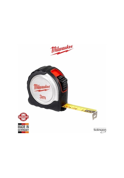 Milwaukee 3 Metre 16 mm İnox Gövde