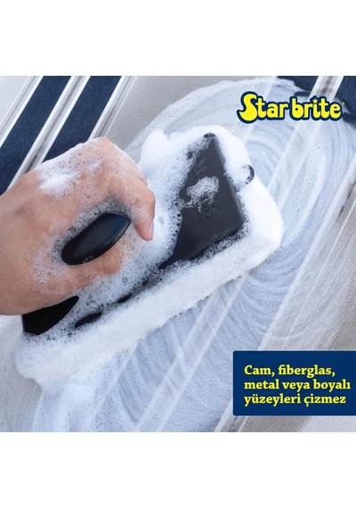 Starbrite - Yumuşak Ovma Pedi Hassas Yüzeyler İçin : Çizmeyen Güvenli Temizlik, Profesyonel Ergonomi