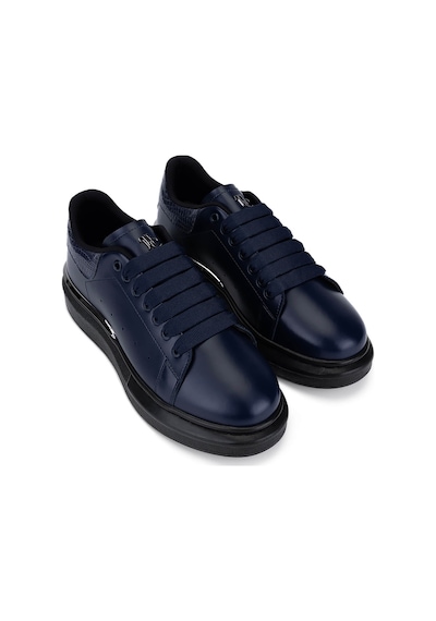 Tamer Tanca Erkek Suni Deri Lacivert Sneakers & Spor Ayakkabı 804 642 Erk Ayk Sk22/23 Lacıvert Lacivert