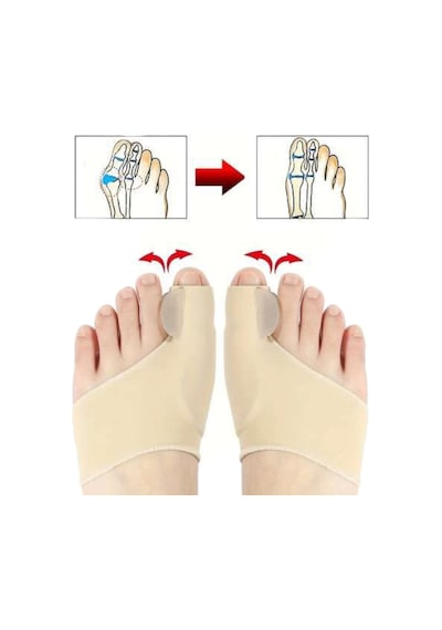 Akestoria Med Baş Parmak Kemik Düzeltici Ve Koruyucu Makarlı Unisex Fc-038 L