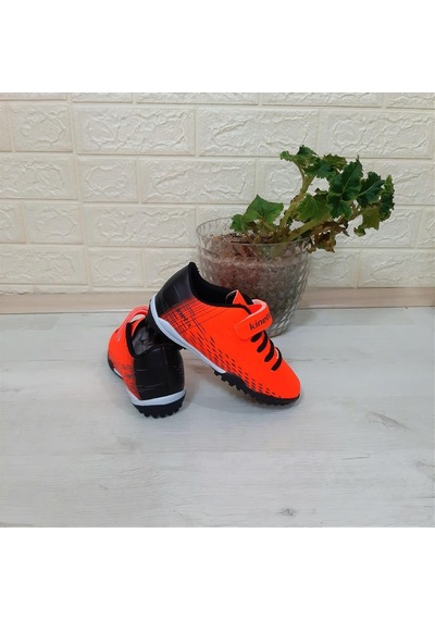 Kinetix Breton J Turf Neonturuncu Cırtlı Halı Saha Futbol Ayakkabısı 001