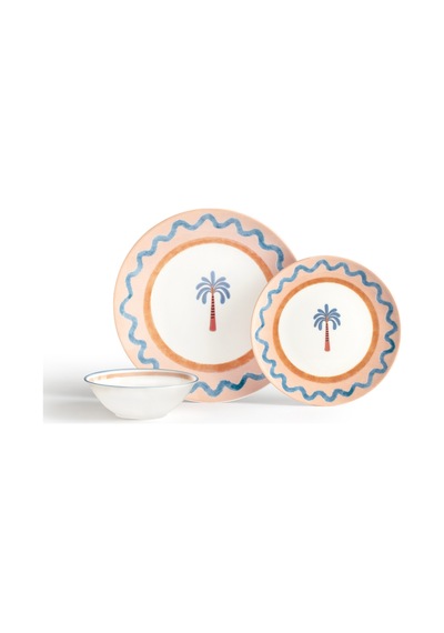 Madame Coco Birth 2 Kişilik 6 Parça Yemek Seti - Renkli 8684427281024 Çok Renkli