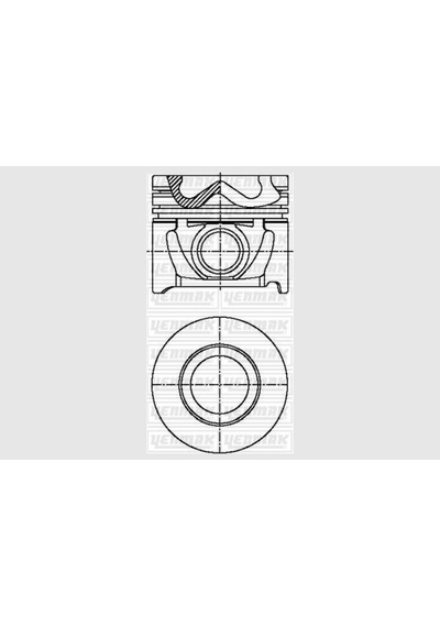 Pıston - 602 - Segman 0.50 Accent Admıra Crdı 03-05 / Tucson / Santafe - Dpmıx-hb - 2.0 D3ea Piston Segman
