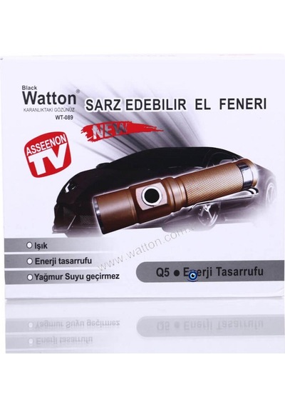 Güçlü Cep Feneri El Feneri Enerji Tasaruflu Led El Feneri