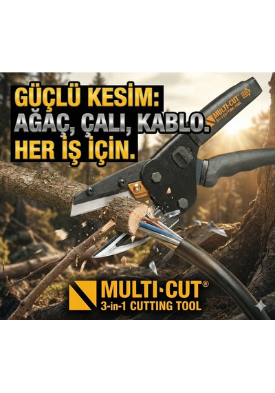 Multi Cutter Kalın Ve Sert Malzeme Kesme Aleti Çok Renkli