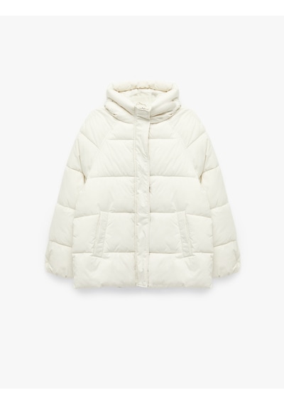 Koton İçi Polar Astarlı Uzun Kollu Fermuarlı Su İtici Kapüşonlu Oversize Şişme Mont Taş 6wak20164ew Taş Koton İçi Polar Astarlı Uzun Kollu Fermuarlı Su İtici Kapüşonlu Oversize Şişme Mont Taş 6wak20164ew Taş