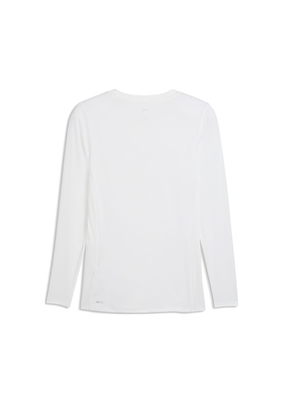 Puma Teamlıga26 Baselayer Erkek Uzun Kollu Dar Kesim Tişört 660451 04 Beyaz