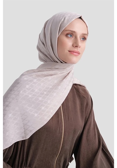 Armine Elegance Pamuk - İpek Şal P3001 Pudra