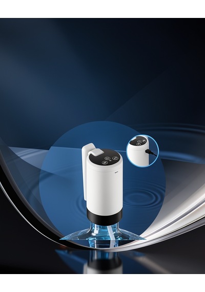 Akıllı Damacana Su Pompası 3 Damacana Kullanım 4w Güç Micro Usb Şarjlı Çok Renkli