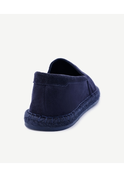 Yargıcı Jüt Tabanlı Deri Espadril 25yeay4015x 004 Lacivert