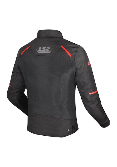 Ls2 Breeze Yazlık Fileli Mont Siyah-kırmızı