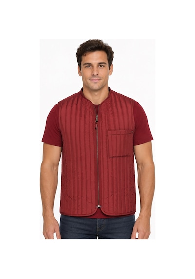 Y9611 Dewberry Erkek Yelek-bordo-1