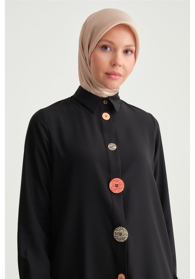 Armine Tunik Ort4208 Siyah-siyah Siyah