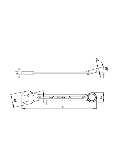 Cetaform B01 Seri Kombine Anahtar 32Mmx360Mm