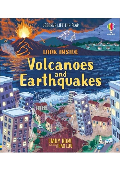 Look Inside Volcanoes and Earthquakes- Usborne