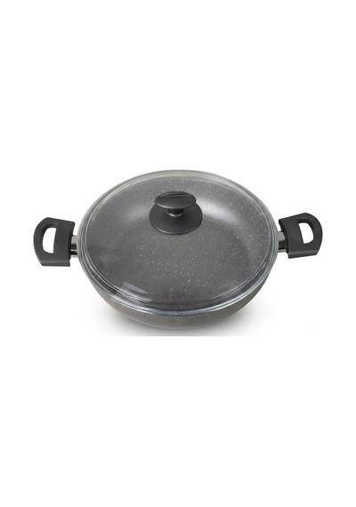 Argos 26 Cm Karnıyarık Tenceresi - İç-dış Gri Kırçıl Granit Efektli Yanmaz Yapışmaz Cam Kapaklı Sığ Tencere Çok Renkli Argos 26 Cm Karnıyarık Tenceresi - İç-dış Gri Kırçıl Granit Efektli Yanmaz Yapışmaz Cam Kapaklı Sığ Tencere Çok Renkli
