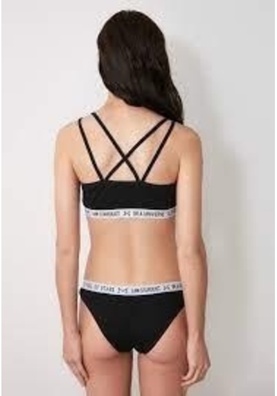 Deep Secret Siyah Kaplı Spor Bralet Takım 001
