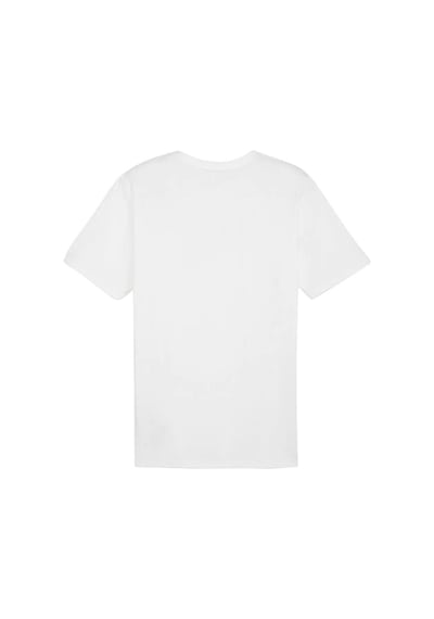 Puma Teamrise Logo Jersey Cotton Erkek Günlük Tişört 65870504 Beyaz 65870504 Beyaz