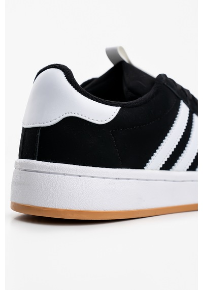 Bartrobel Kadın Süet Siyah Beyaz Spor Ayakkabı Sneaker