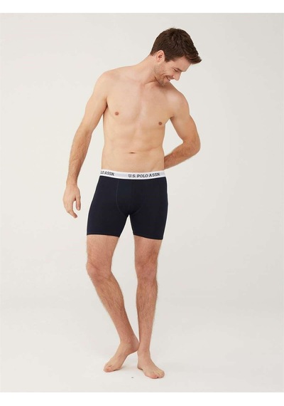 U.S. Polo Assn. 80453 Erkek Tekli Uzun Paçalı Boxer 001