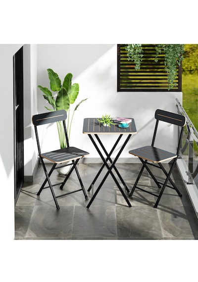 Bahçe Masa Sandalye Bistro Takım Füme 1394 Füme