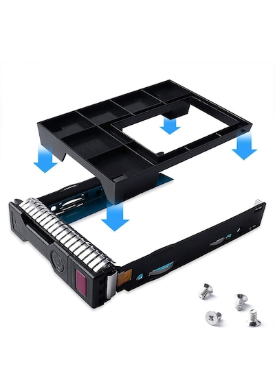 Hp 2.5" To 3.5" Sas/sata/ssd Tray Adapter 651314-001 661914-001